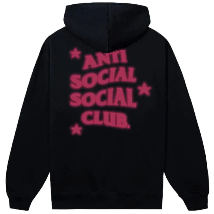 Anti Social Social Club It's All A Blur Hoodie (Black) - Image 2