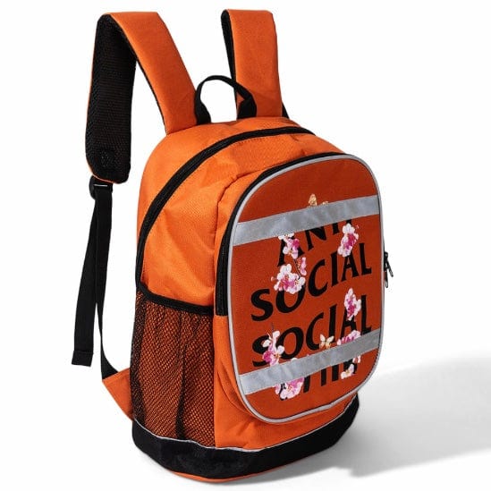 Anti Social Social Club Kkoch 3m High Vis Backpack (Orange) - Image 2