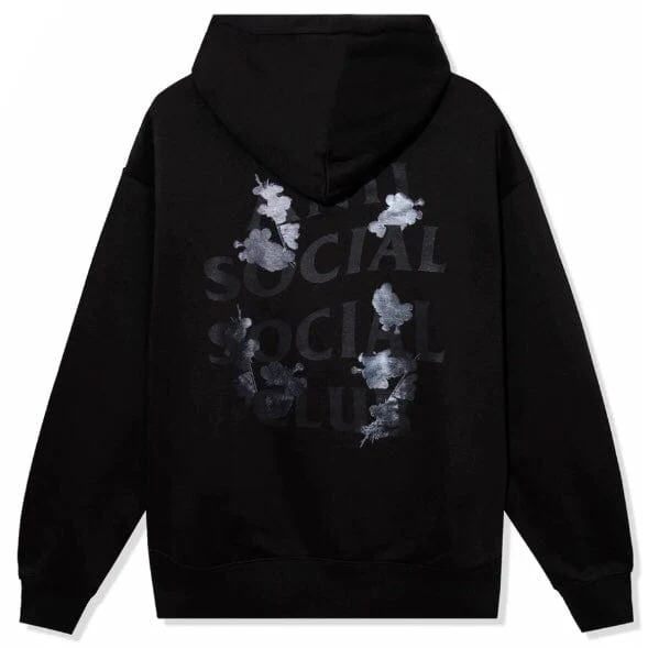 Anti Social Social Club Kkotch Tonal Premium Hoodie (Coal) - Image 2