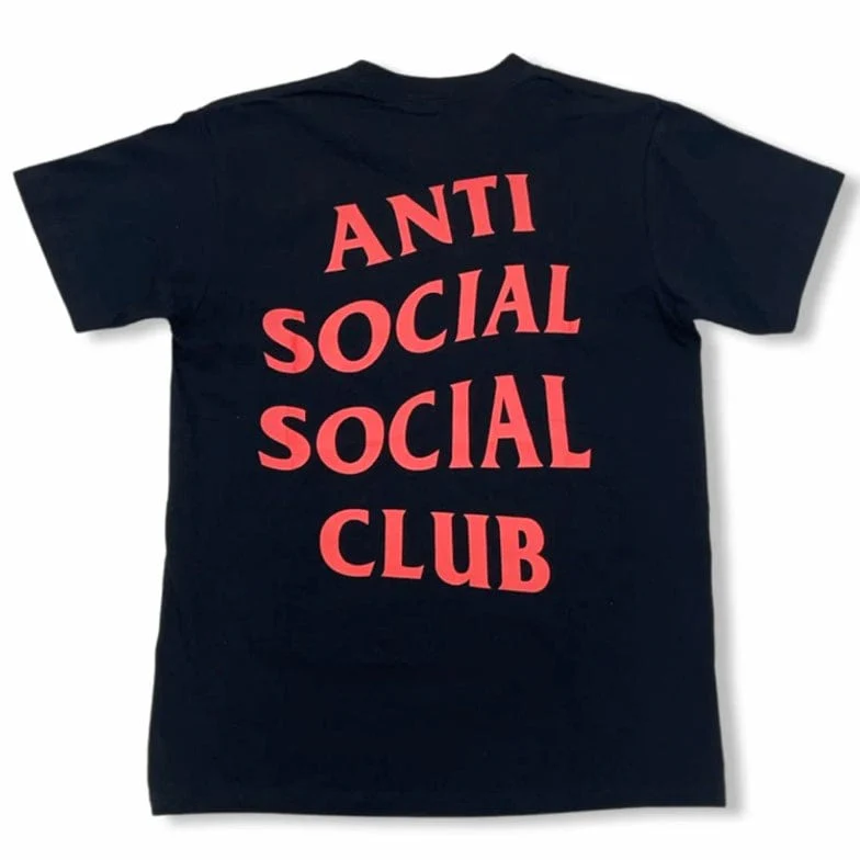 Anti Social Social Club Mind Games Tee (Black/Orange) - Image 2