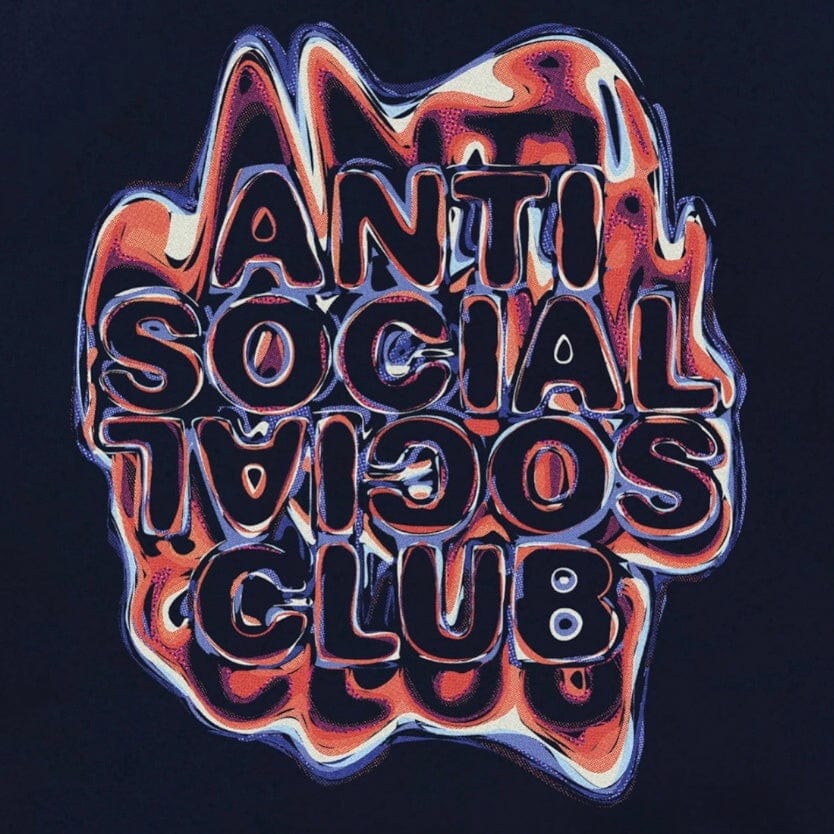 Anti Social Social Club Oil Slick Tee (Navy) - Image 3