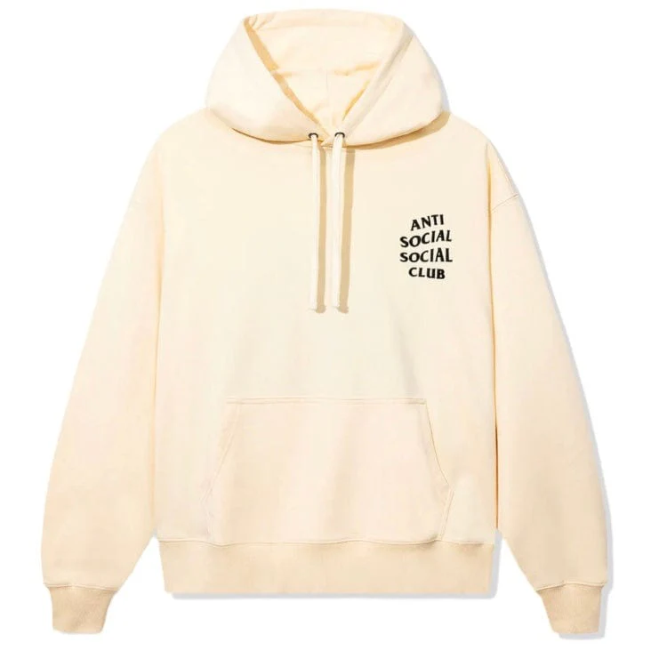 Anti Social Social Club Quivering Liquids Embroidered Hoodie (Ecru)