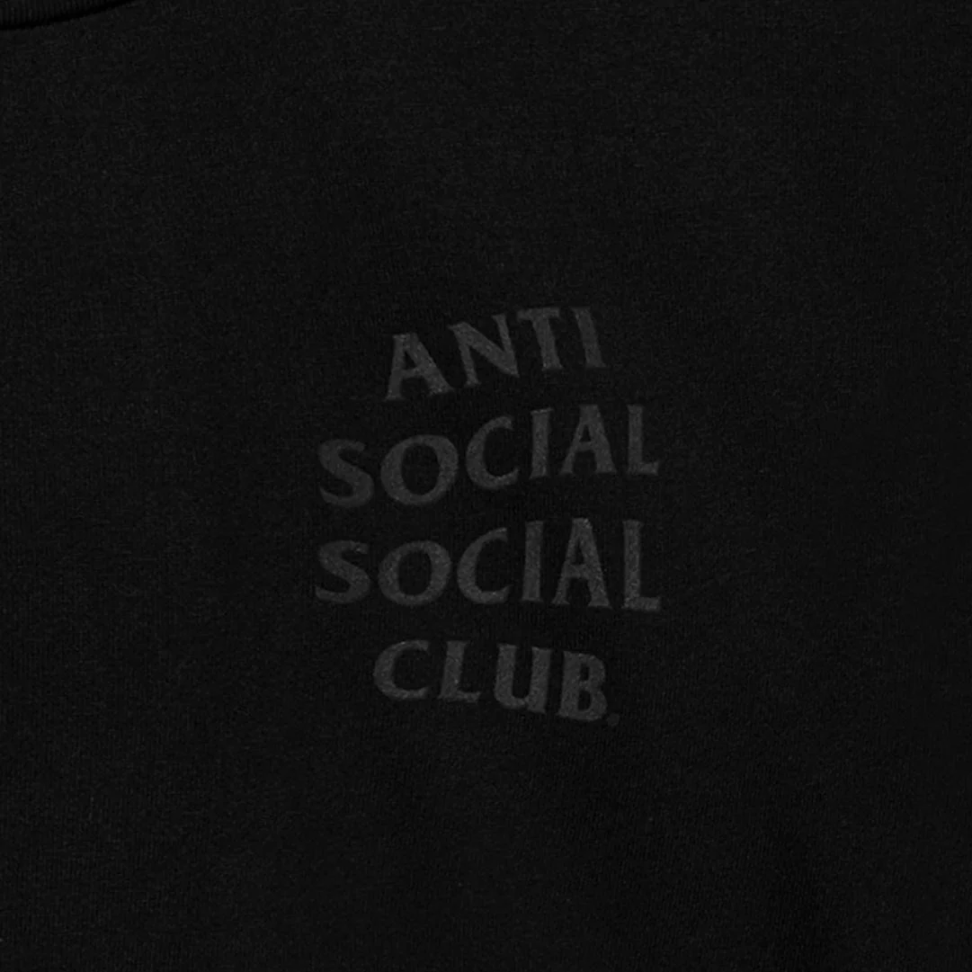 Anti Social Social Club Same But Different Tee (Black) ASSC23MAJ1SS431 - Image 3