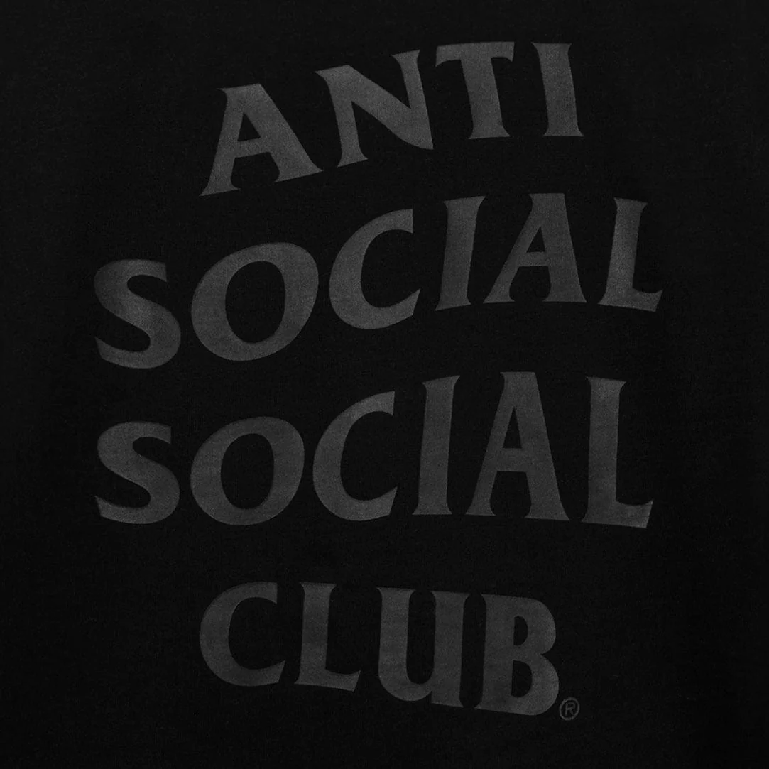 Anti Social Social Club Same But Different Tee (Black) ASSC23MAJ1SS431 - Image 4