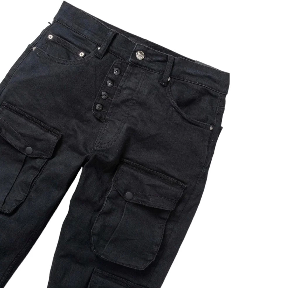 ArtMeetsChaos Paradise Rd. Denim (Black) AMC891 - Image 3