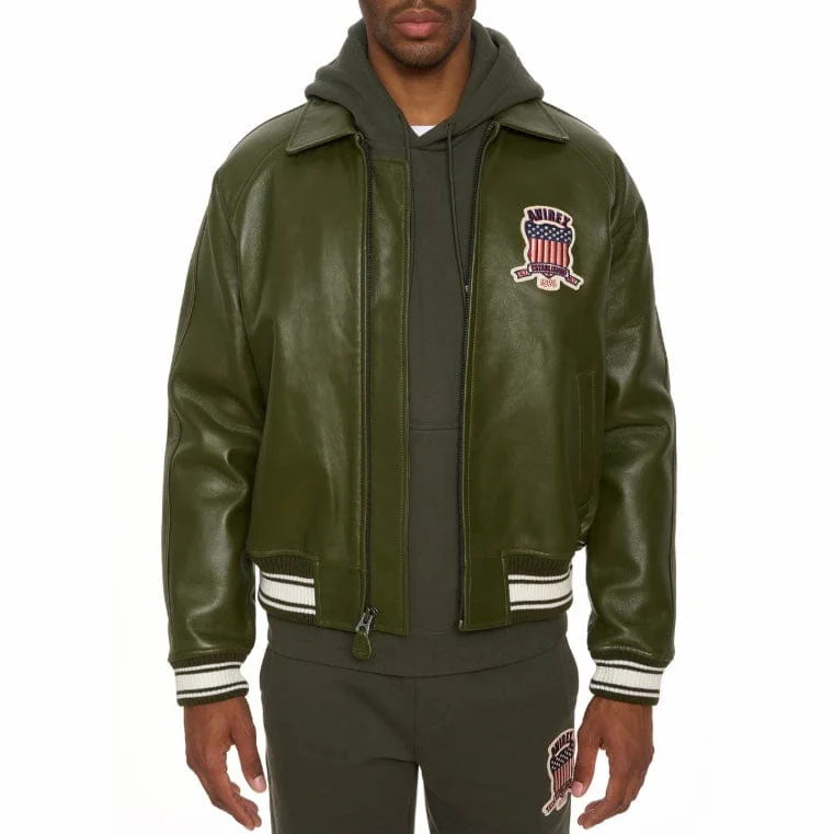 Avirex Icon Jacket (Olive) AVF23IO20 - Image 3