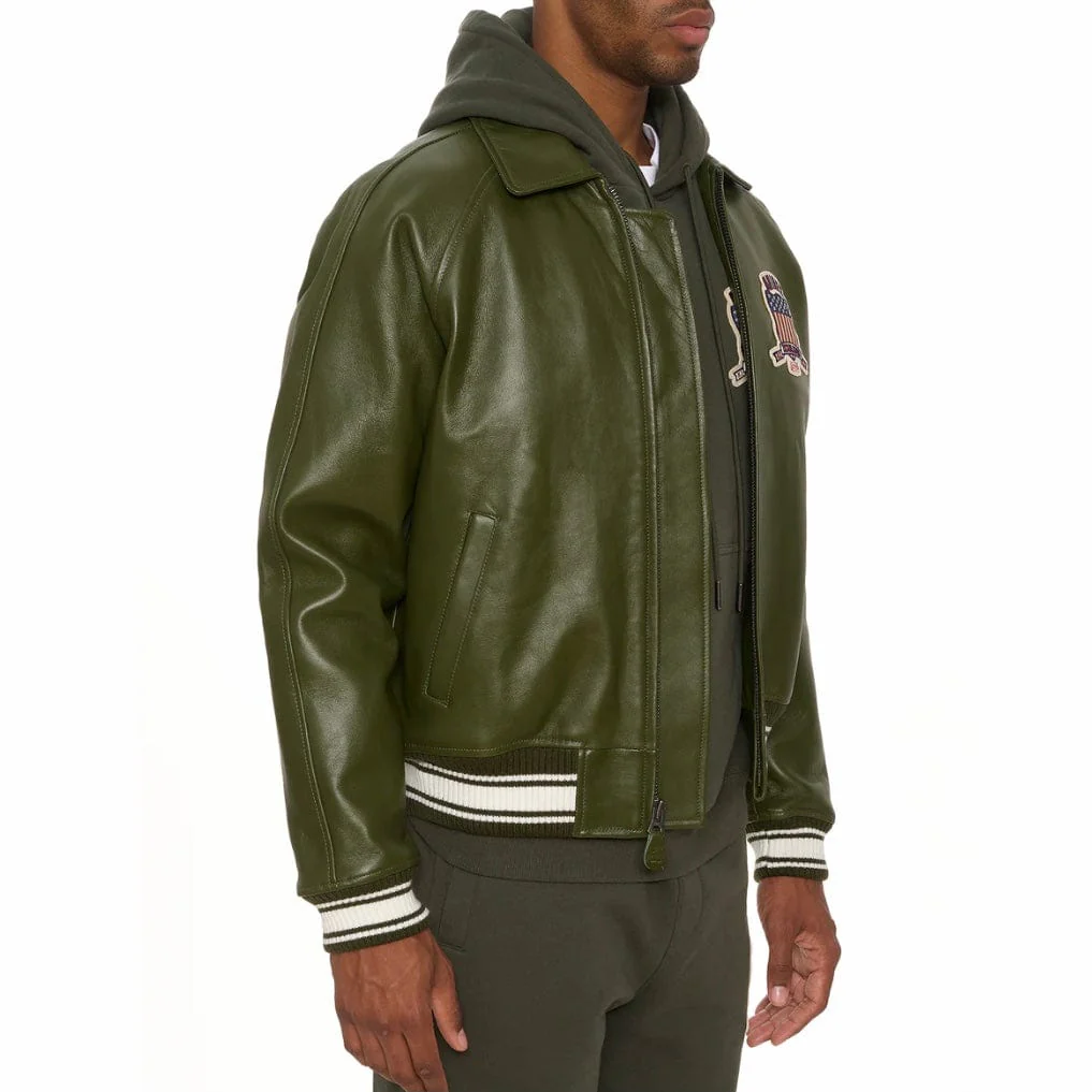 Avirex Icon Jacket (Olive) AVF23IO20 - Image 4