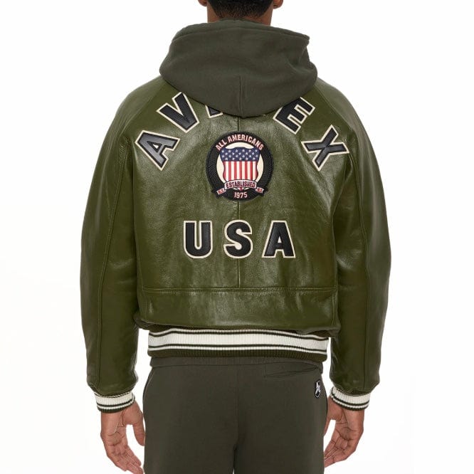Avirex Icon Jacket (Olive) AVF23IO20 - Image 6