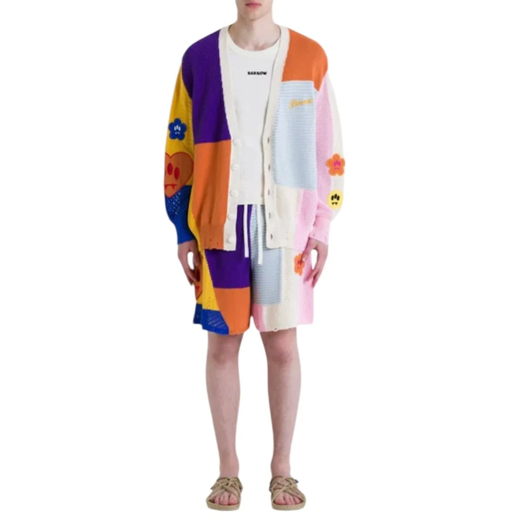 Barrow Con Patch Unsiex Cardigan (Multicolor) S5BWUACA078 - Image 3