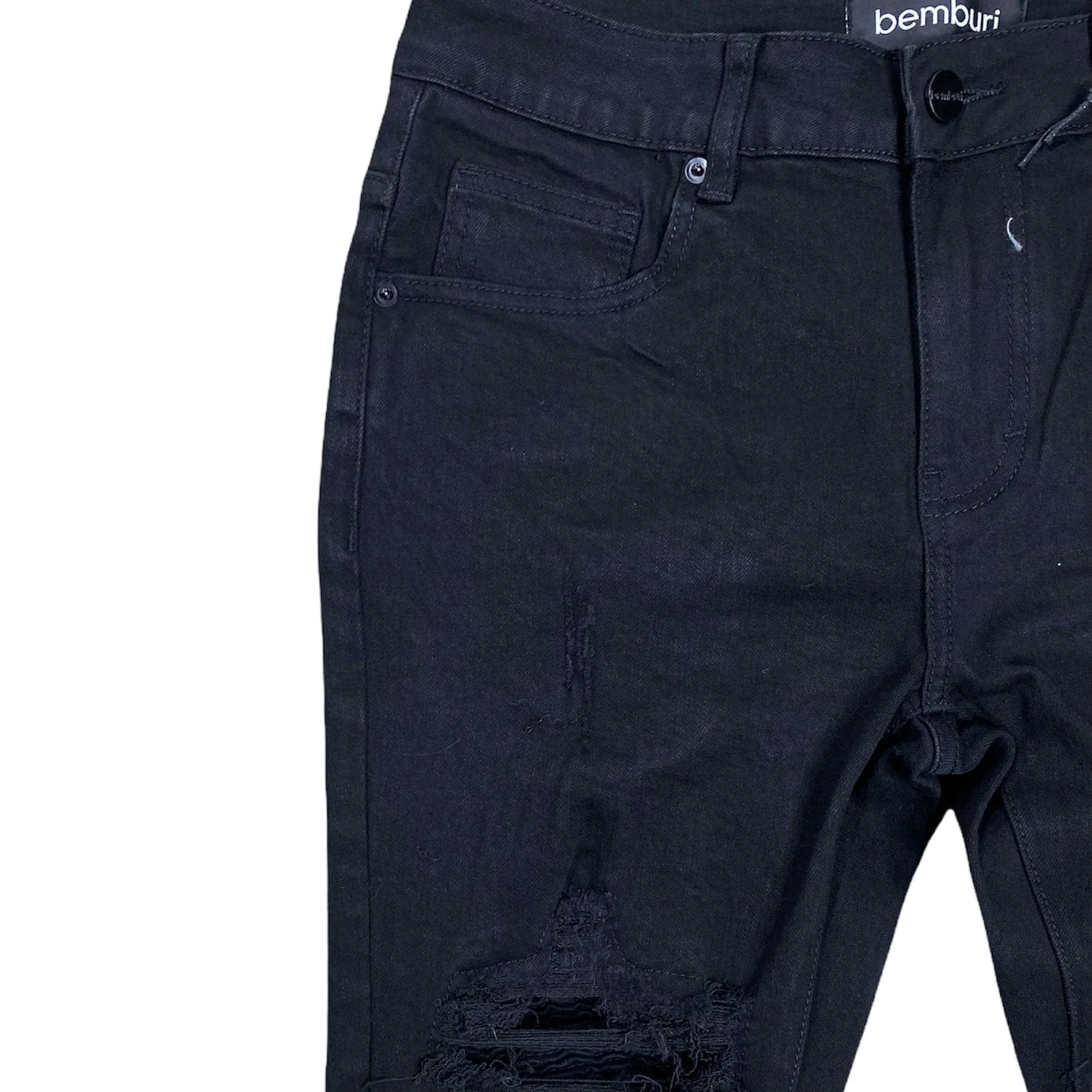 Bemburi Shadow Jean (Jet Black) - 190926P-JET - Image 3