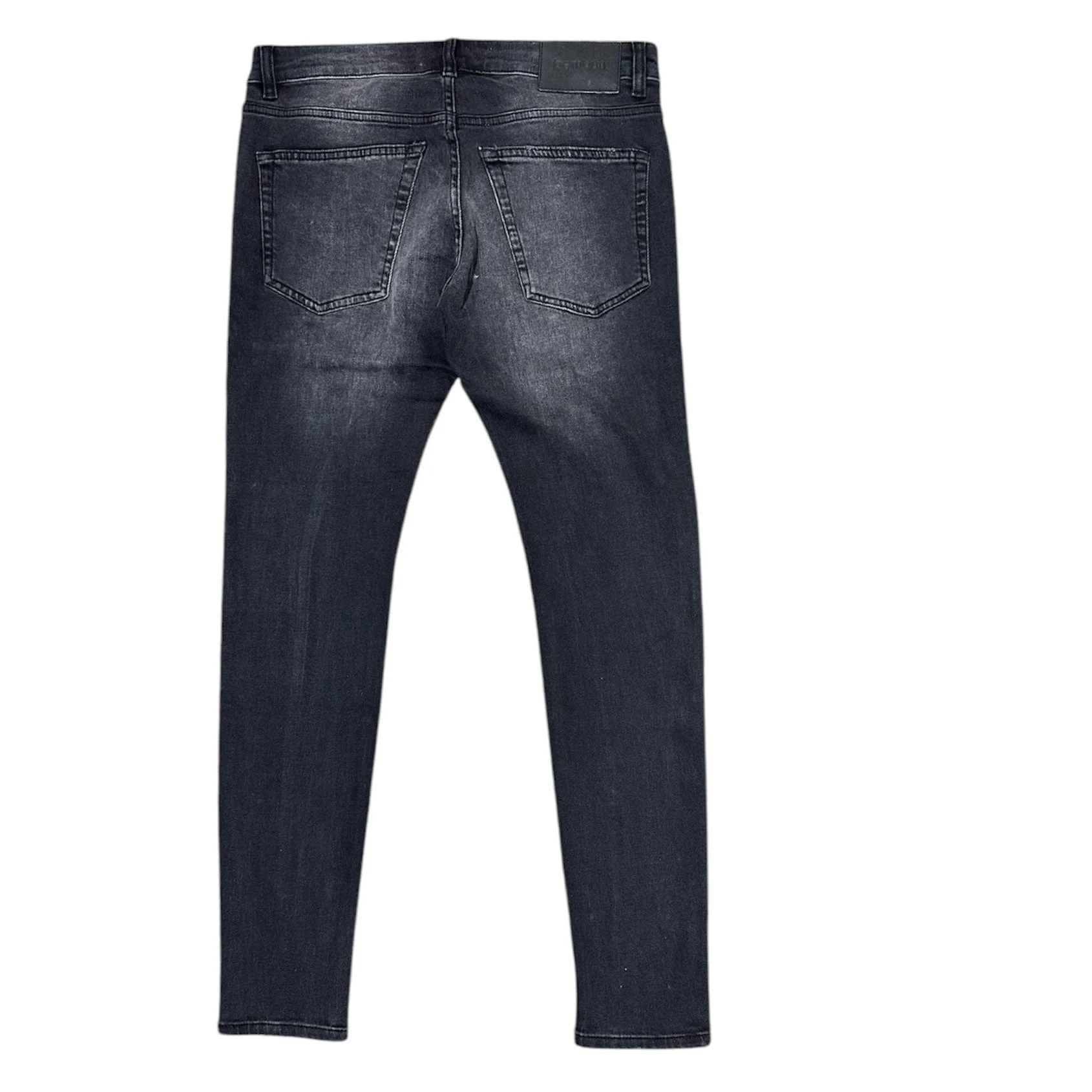 Bemburi Skinny Denim Jean (Dark Grey) BB-104B - Image 3