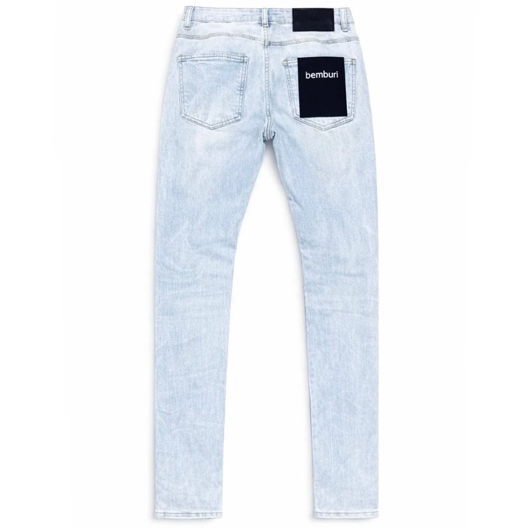 Bemburi Skinny Fit Clean Denim Jean (Blue Wash) M8502DA - Image 2