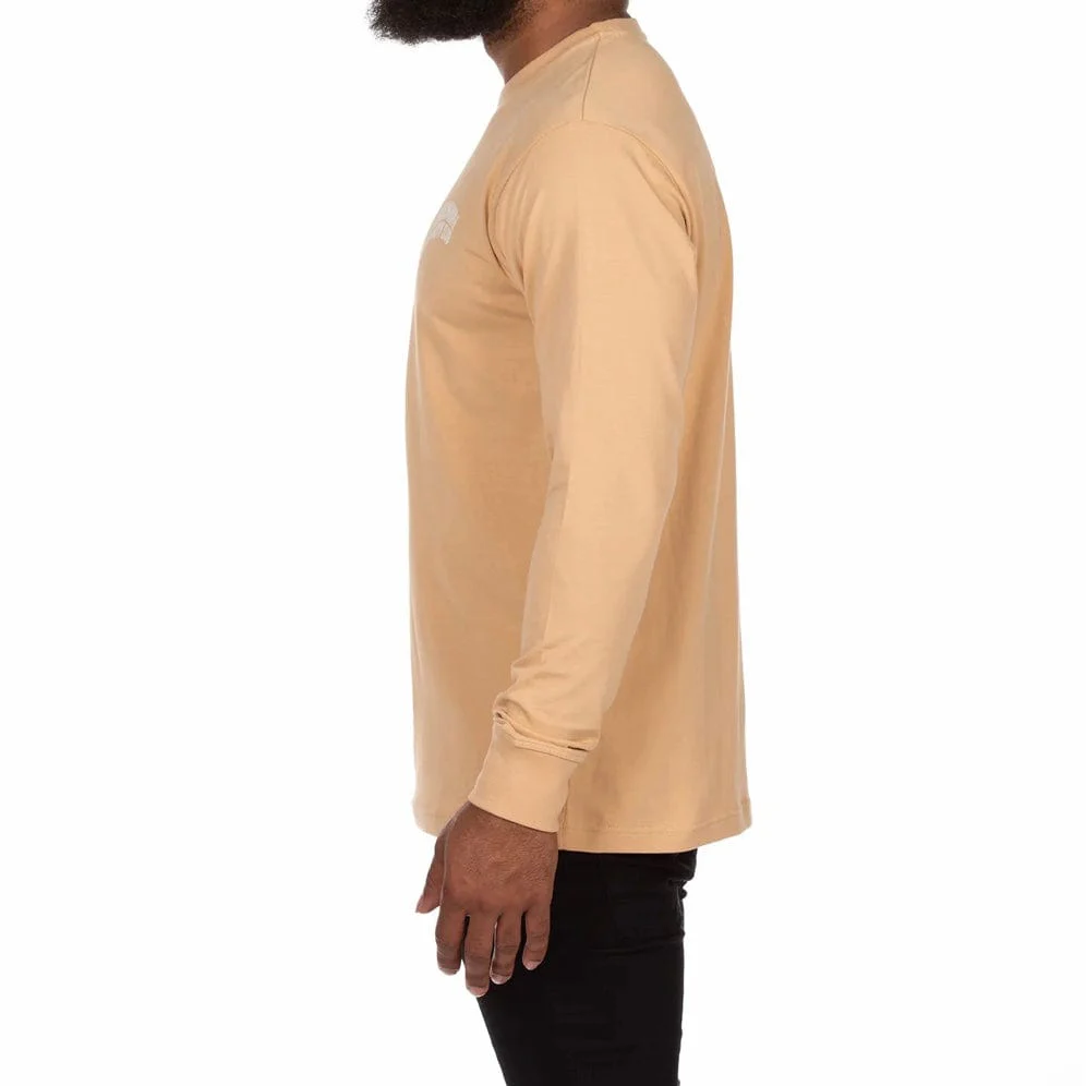 Billionaire Boys Club BB Arch LS Tee (Latte) 831-8200 - Image 3
