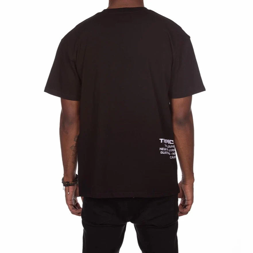 Billionaire Boys Club BB Around The World SS Tee (Black) 841-3310 - Image 2