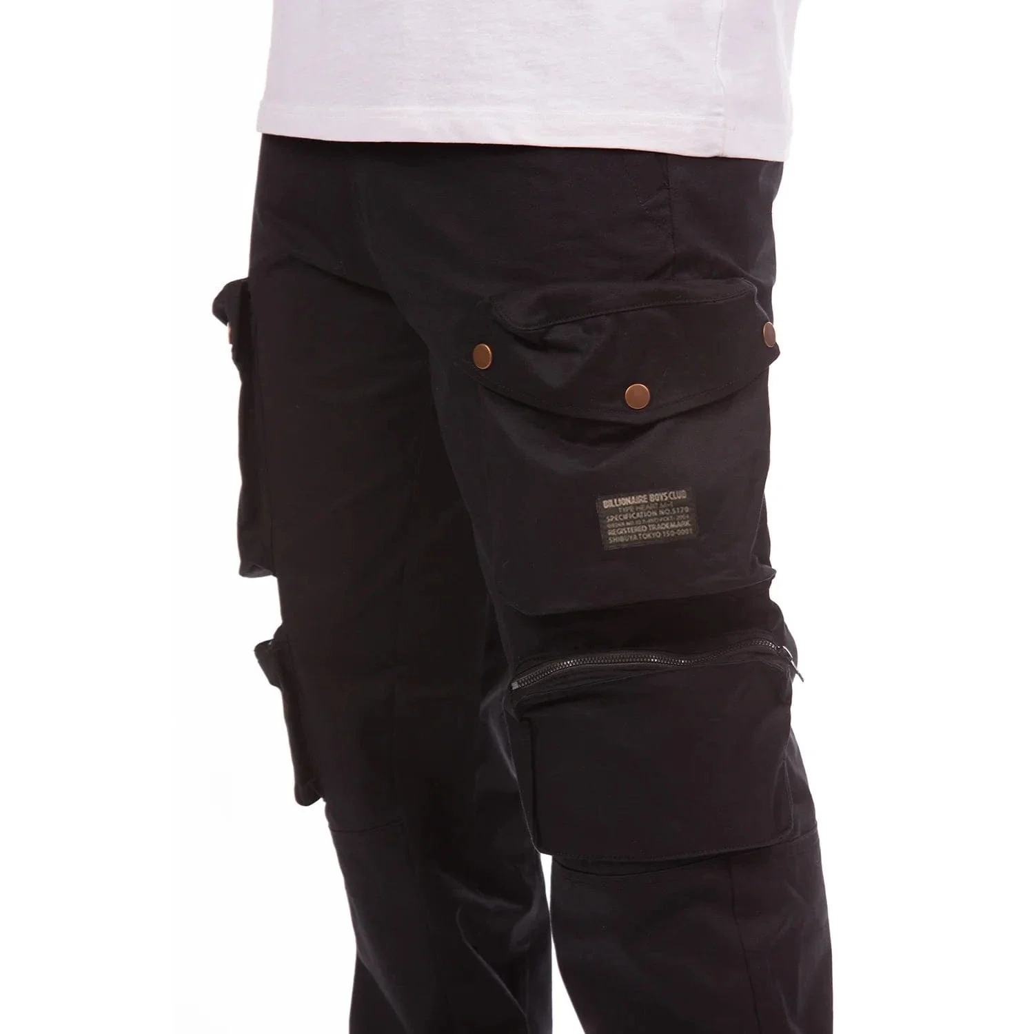 Billionaire Boys Club BB Barracks Cargo Pants (Black) 851-6108 - Image 5