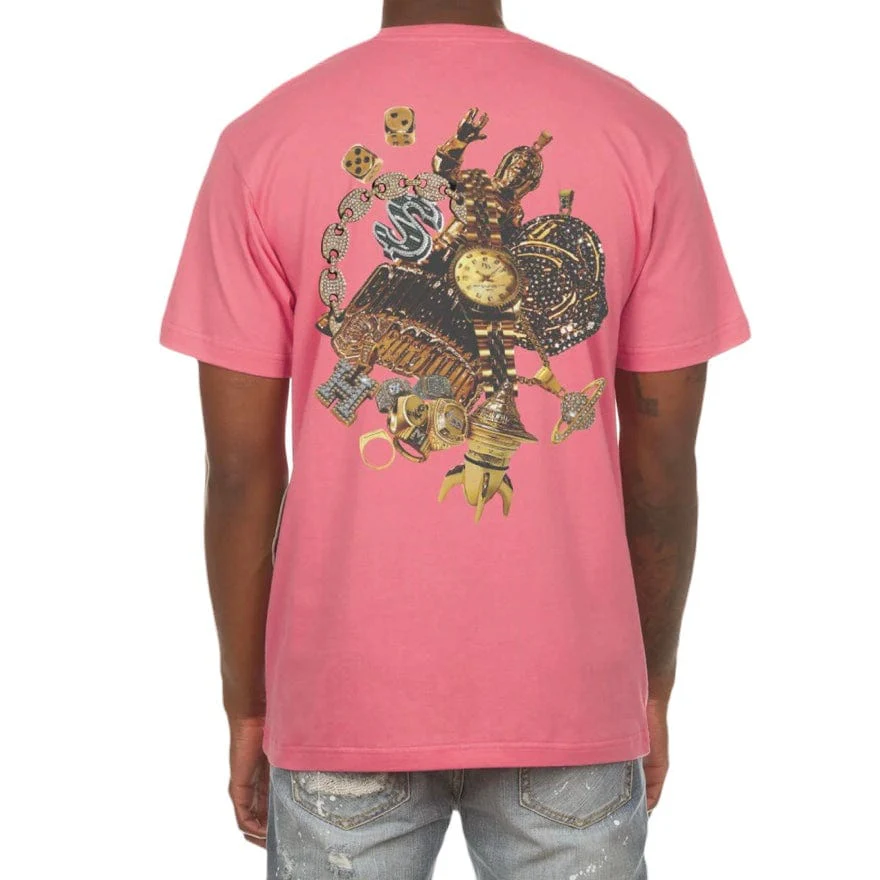 Billionaire Boys Club BB Bb&Co SS Tee (Peach Blossom) 851-1207 - Image 2