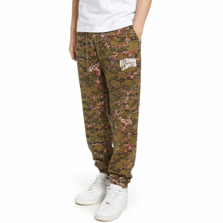 Billionaire Boys Club BB Camo Sweatpants (Olive Drab) 821-1101 - Image 4