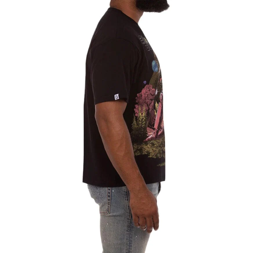 Billionaire Boys Club BB Dreams SS Cropped Fit Knit (Black) 851-1307 - Image 2