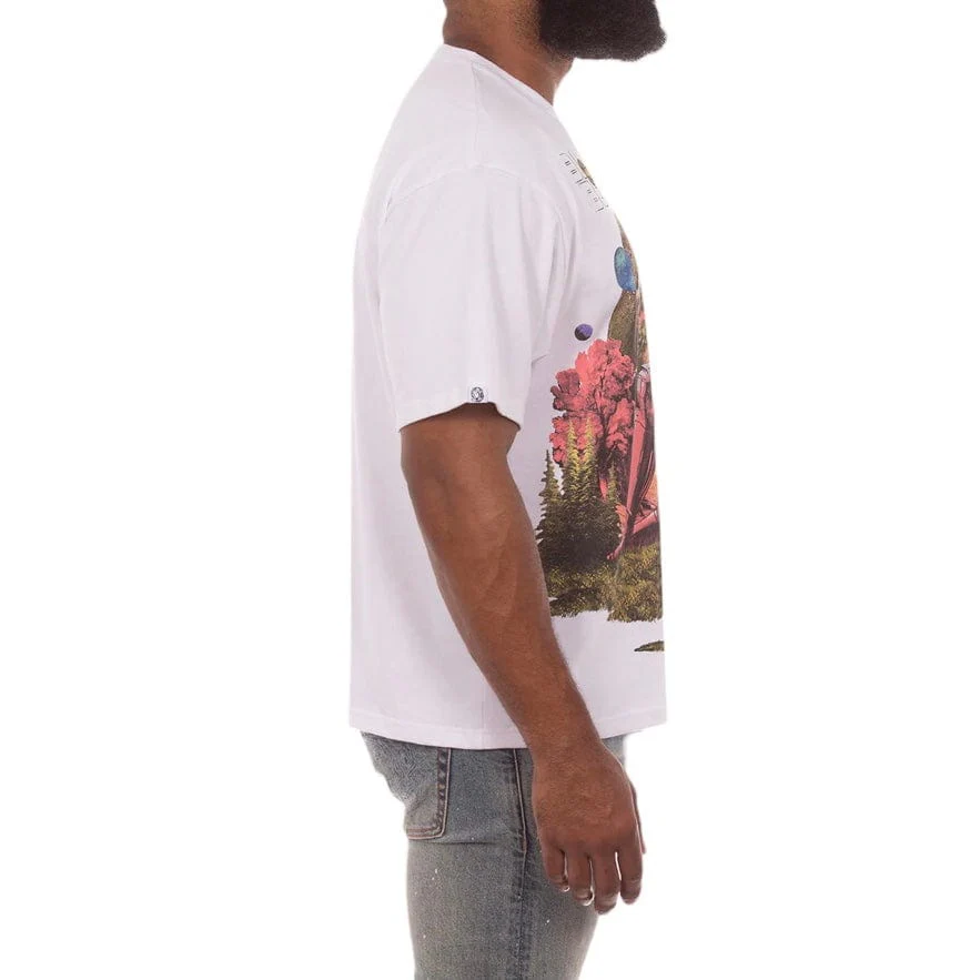 Billionaire Boys Club BB Dreams SS Cropped Fit Knit (White) 851-1307 - Image 2