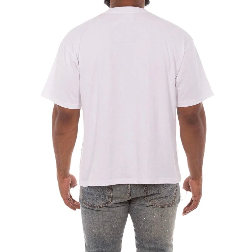 Billionaire Boys Club BB Dreams SS Cropped Fit Knit (White) 851-1307 - Image 4