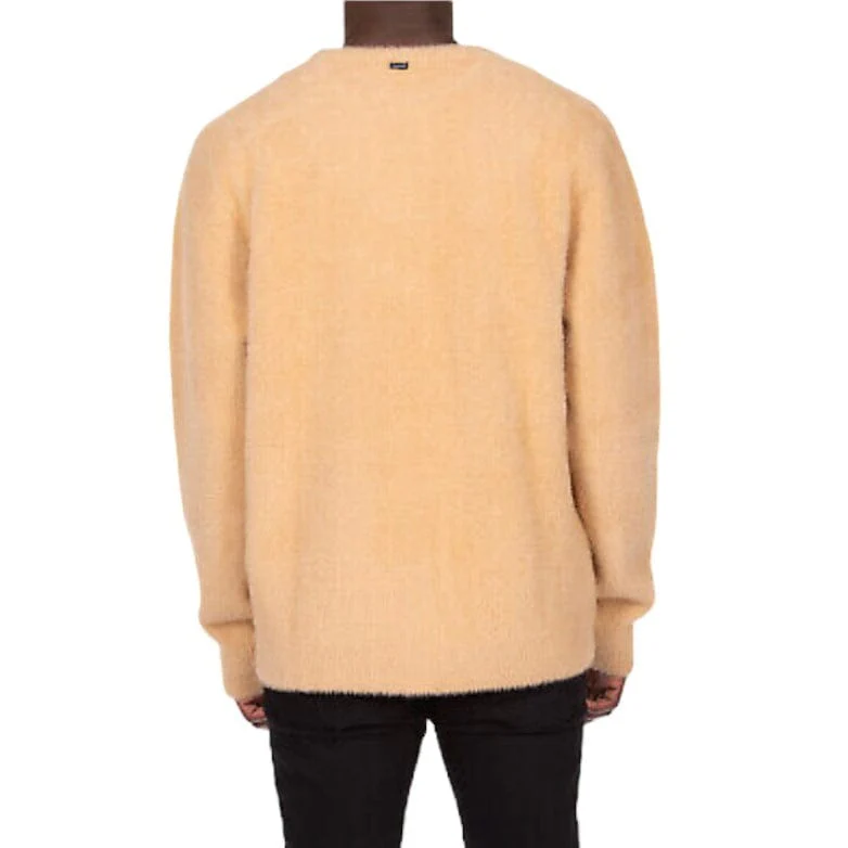 Billionaire Boys Club BB Fuzz LS Knit (Latte) 831-8305 - Image 2
