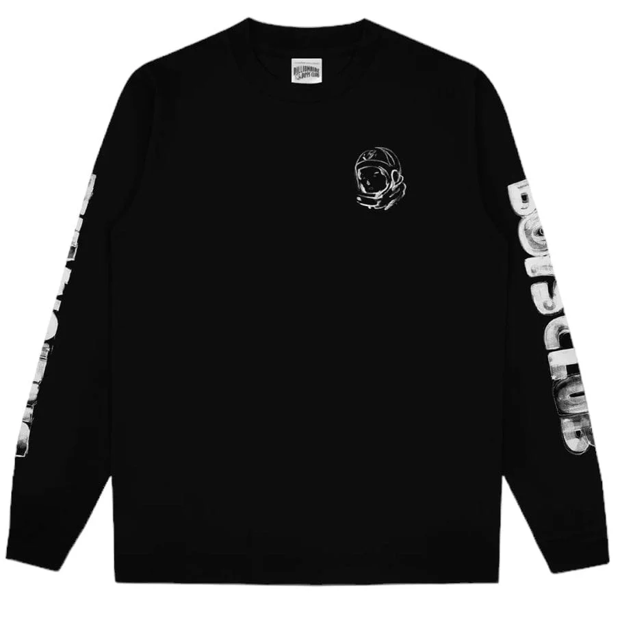 Billionaire Boys Club BB Gouache Helmet LS Tee (Black) 831-9205 - Image 2