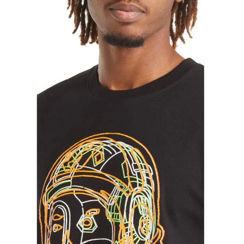 Billionaire Boys Club BB Helmet SS Tee (Black) 821-8204 - Image 2