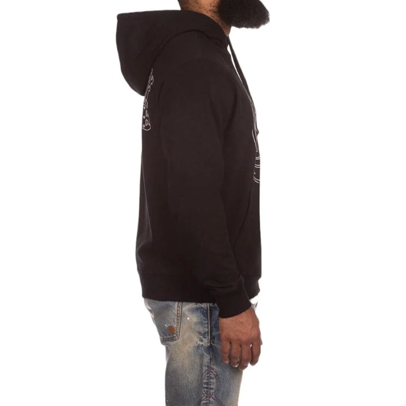 Billionaire Boys Club BB Line Helmet Hoodie (Black) 841-8303 - Image 2