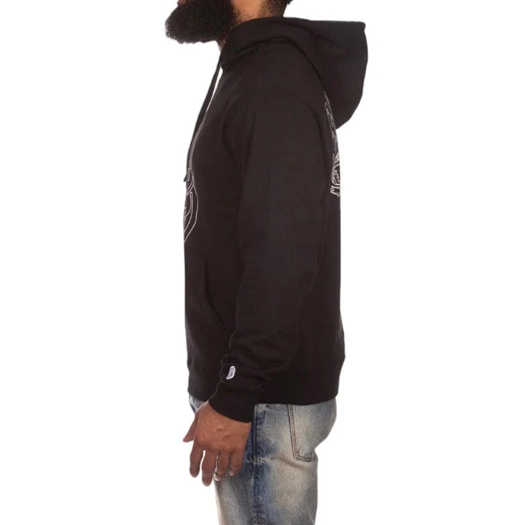 Billionaire Boys Club BB Line Helmet Hoodie (Black) 841-8303 - Image 3