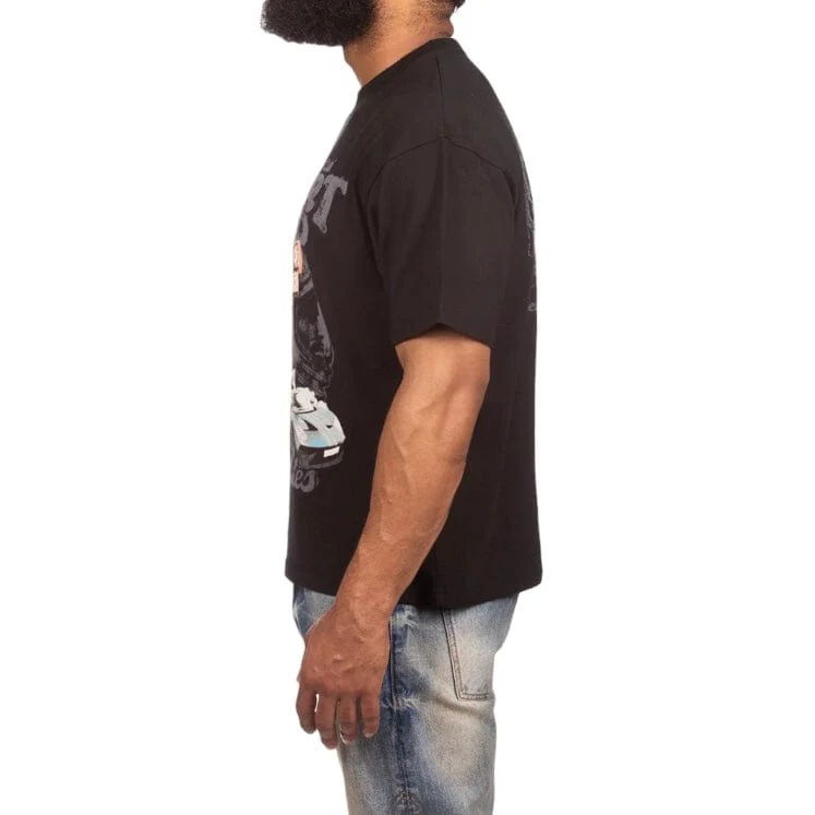Billionaire Boys Club BB Ride Stables SS Knit Cropped Fit (Black) 841-8309 - Image 4