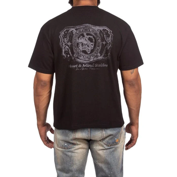 Billionaire Boys Club BB Ride Stables SS Knit Cropped Fit (Black) 841-8309 - Image 5