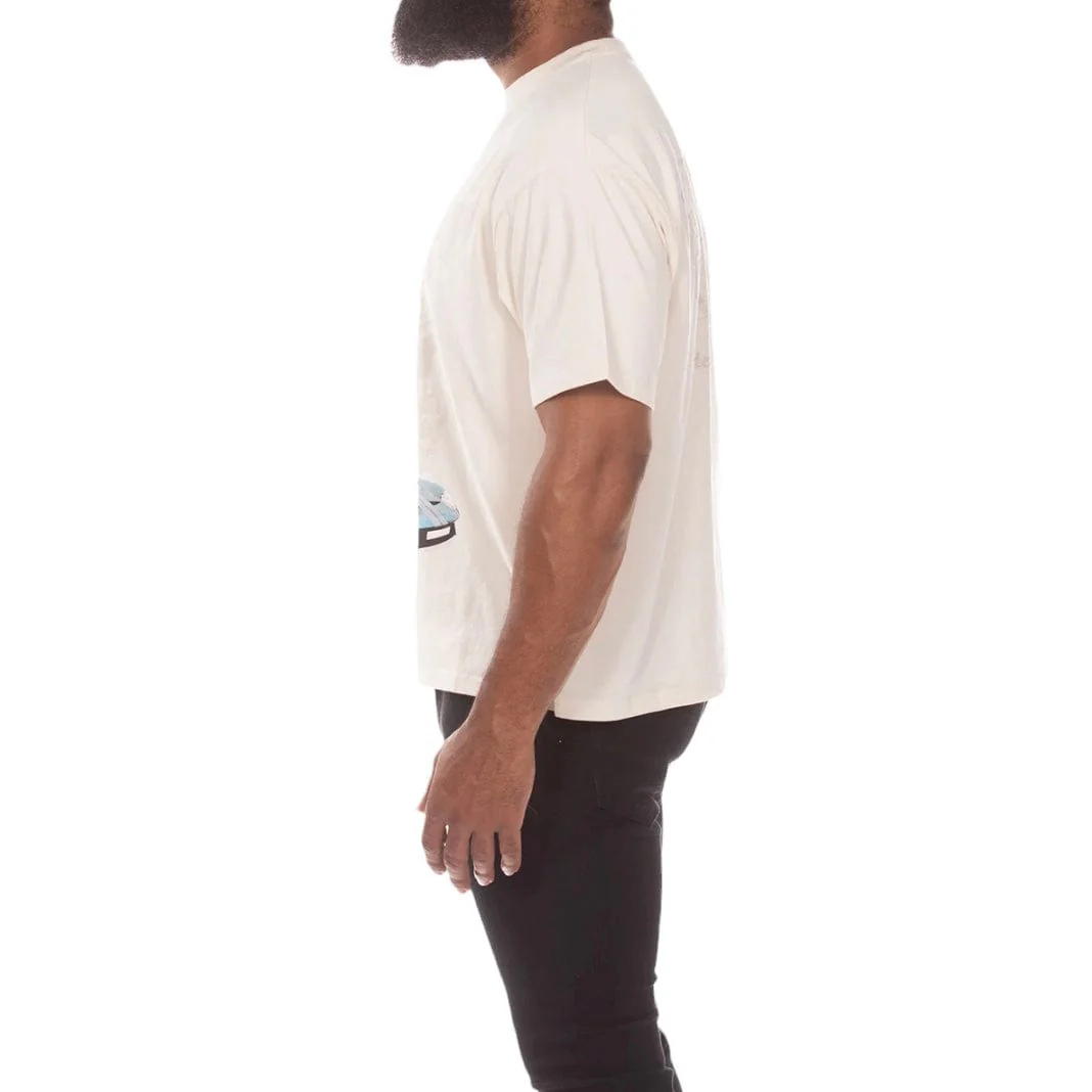 Billionaire Boys Club BB Ride Stables SS Knit Cropped Fit (Whisper White) 841-8309 - Image 3