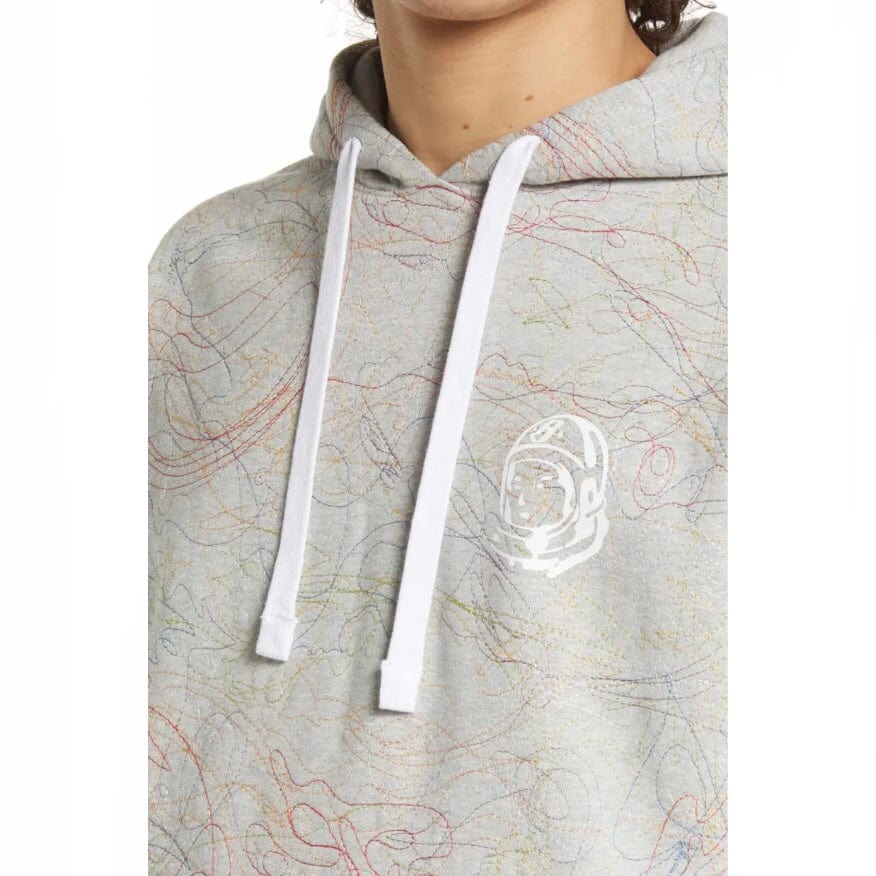 Billionaire Boys Club BB Scribble Hoodie (Heather Grey) 821-2300 - Image 2