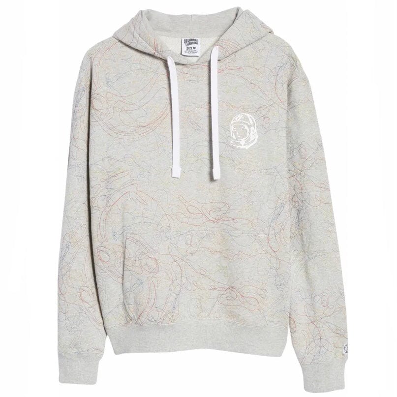 Billionaire Boys Club BB Scribble Hoodie (Heather Grey) 821-2300 - Image 5