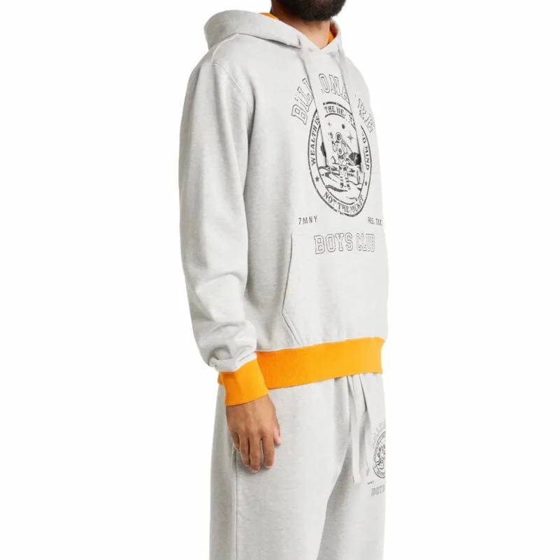 Billionaire Boys Club BB Seal Hoodie (Heather Grey) 821-7307 - Image 2