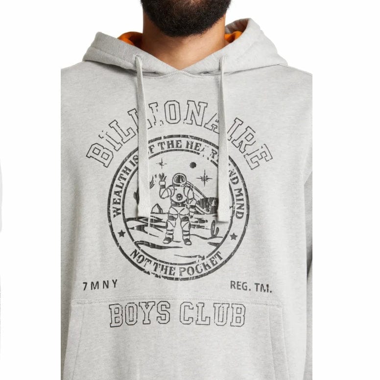 Billionaire Boys Club BB Seal Hoodie (Heather Grey) 821-7307 - Image 4