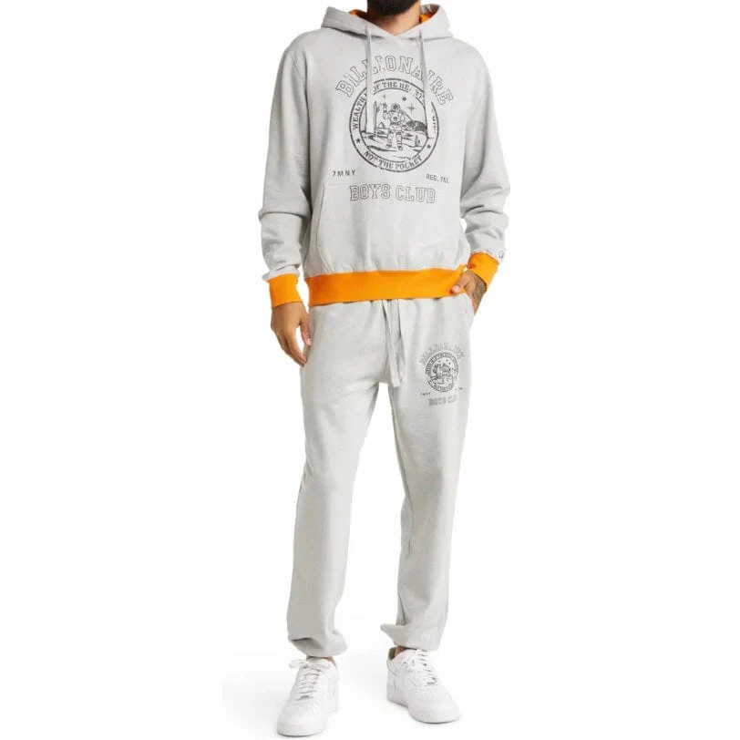 Billionaire Boys Club BB Seal Sweatpants (Heather Grey) 821-7101 - Image 5