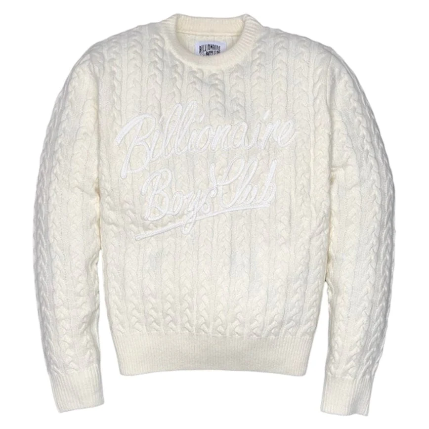 Billionaire Boys Club BB Signature Sweater (Gardenia) 831-9500 - Image 2