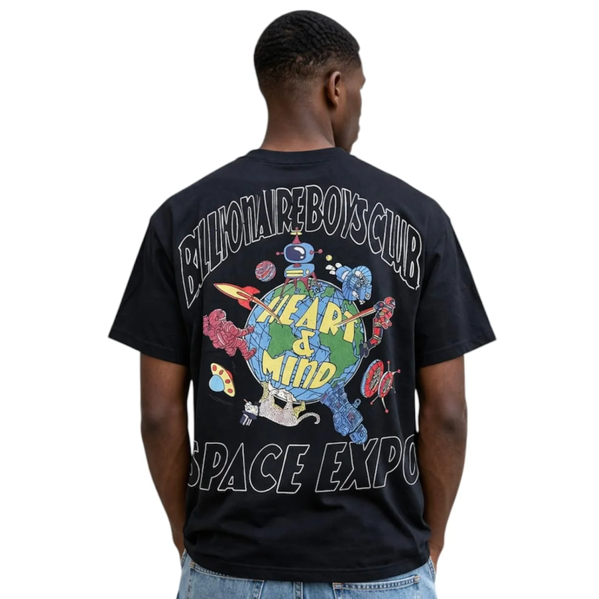 Billionaire Boys Club BB Space Expo SS Knit (Jet Black) 861-2317 - Image 2