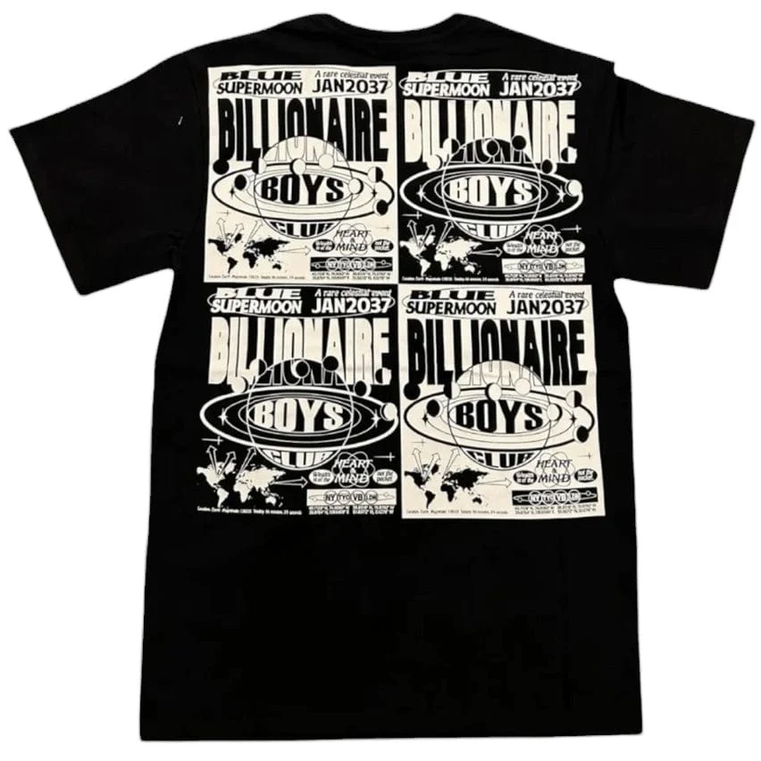 Billionaire Boys Club BB Supermoon SS Tee (Black) 841-7204 - Image 2