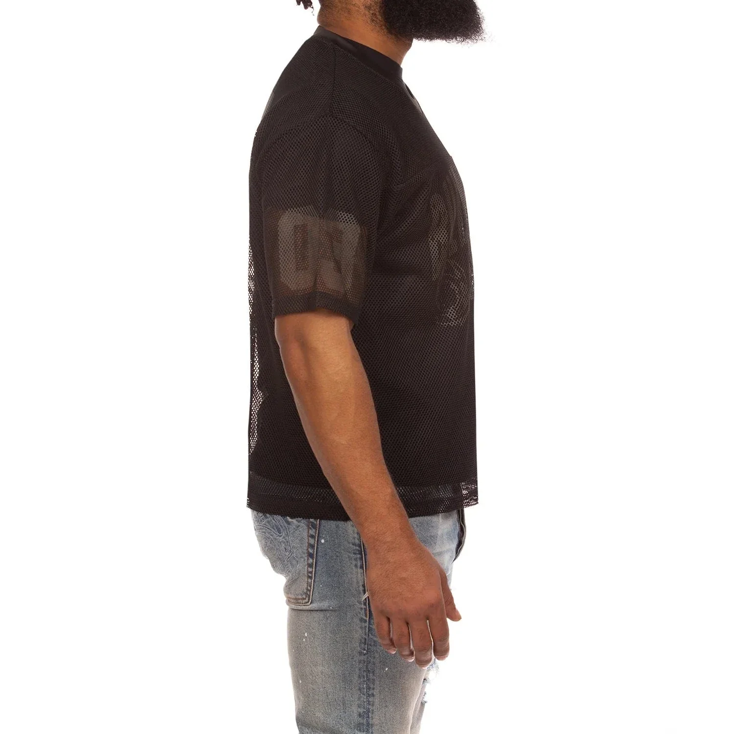 Billionaire Boys Club BB Varsity SS Knit Cropped Fit Tee (Black) 851-6314 - Image 2