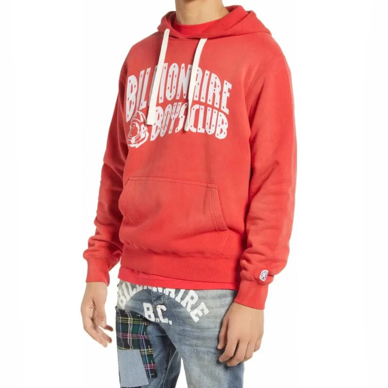 Billionaire Boys Club BB Vintage Arch Hoodie (Lollipop Red) 811-8302 - Image 3