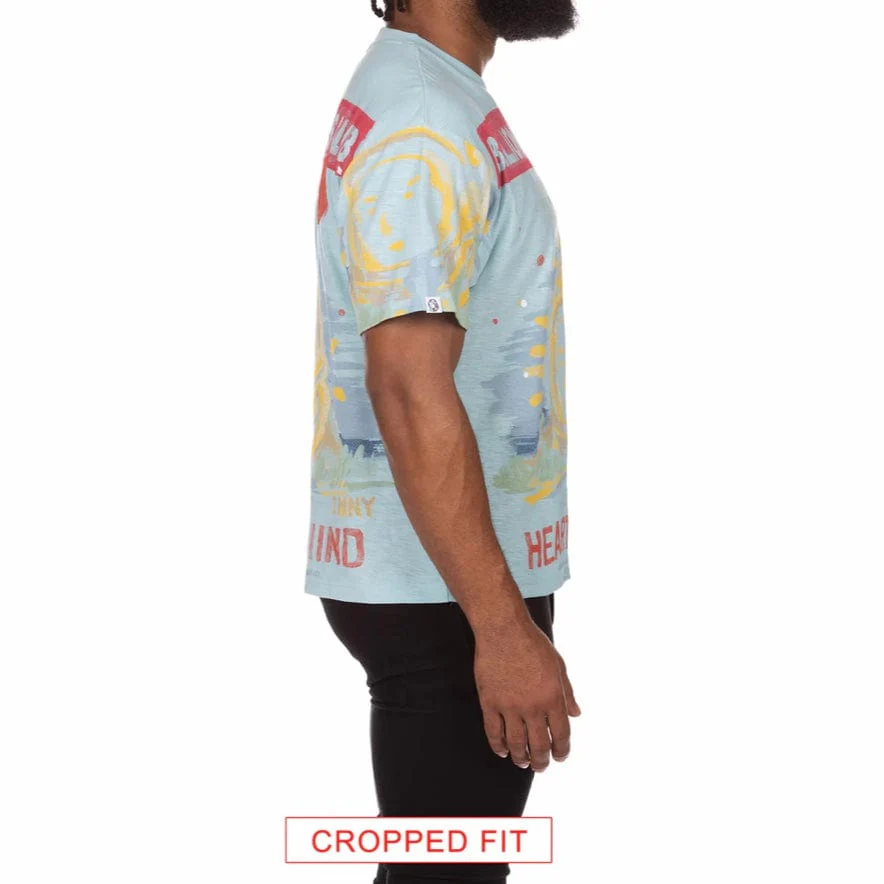 Billionaire Boys Club BB Wonder SS Knit Cropped Fit (Crystal Blue) 841-2306 - Image 2
