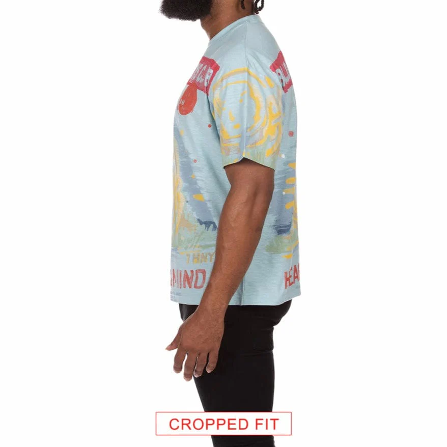 Billionaire Boys Club BB Wonder SS Knit Cropped Fit (Crystal Blue) 841-2306 - Image 3
