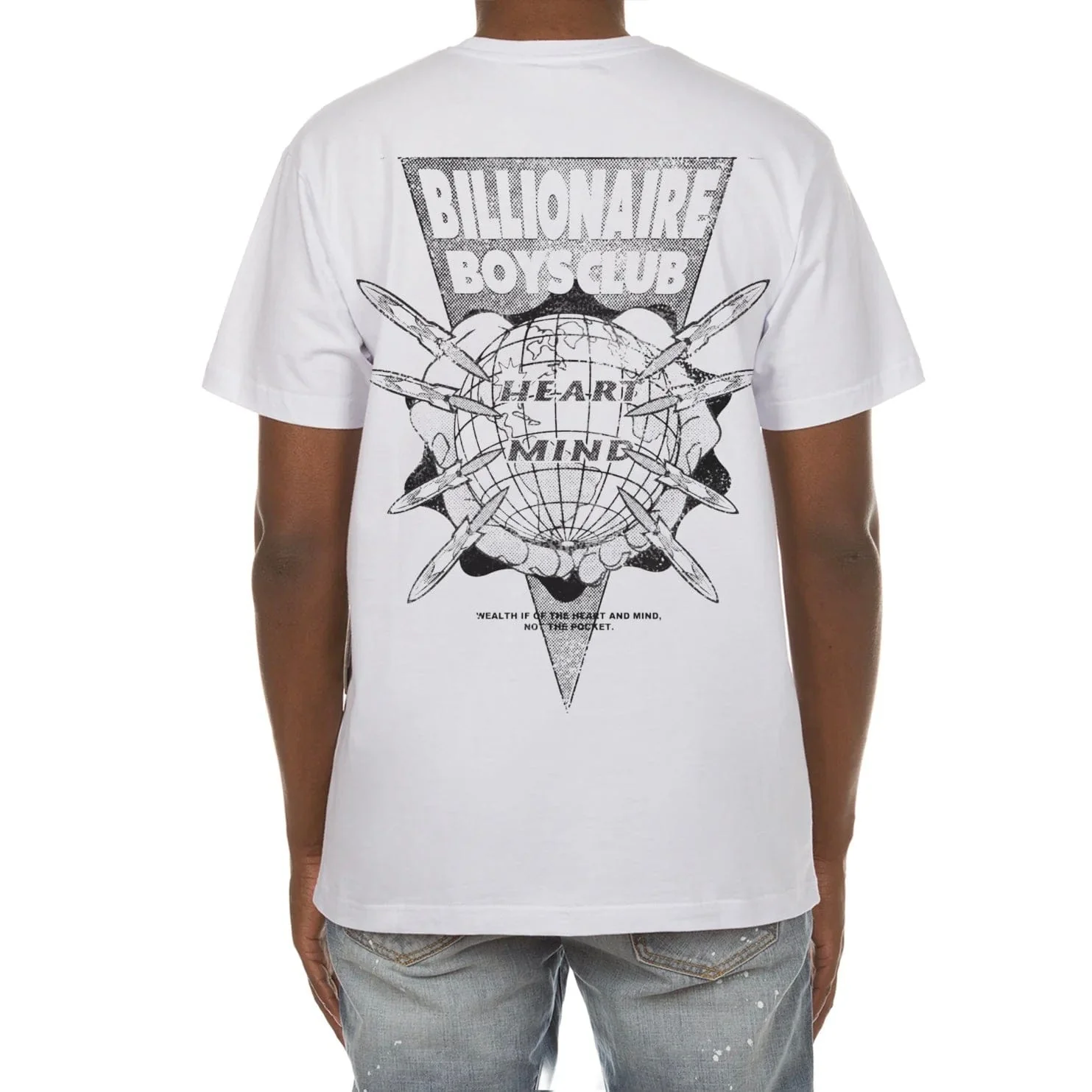 Billionaire Boys Club BB World SS Tee (White) 851-9203 - Image 2