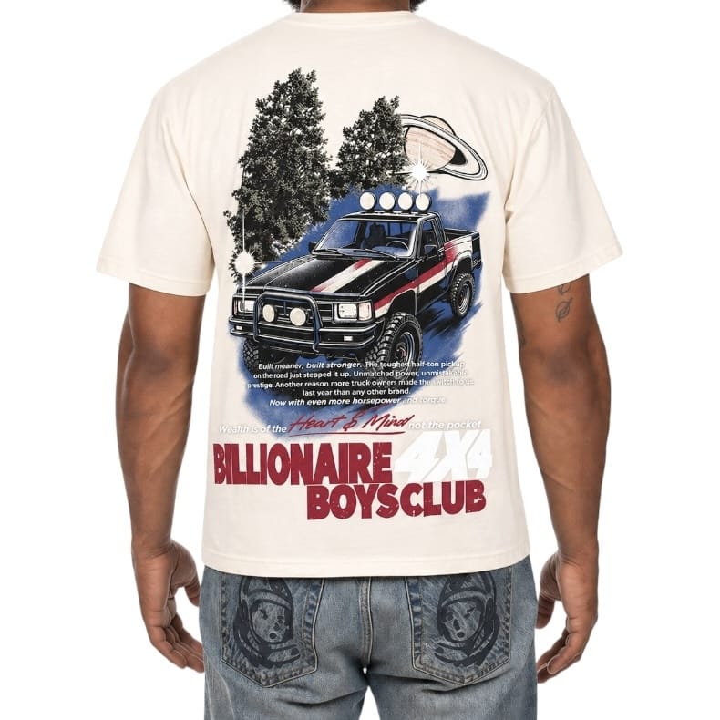 Billionaire Boys Club BB Yoshida SS Knit Tee (Gardenia) 861-3313 - Image 2
