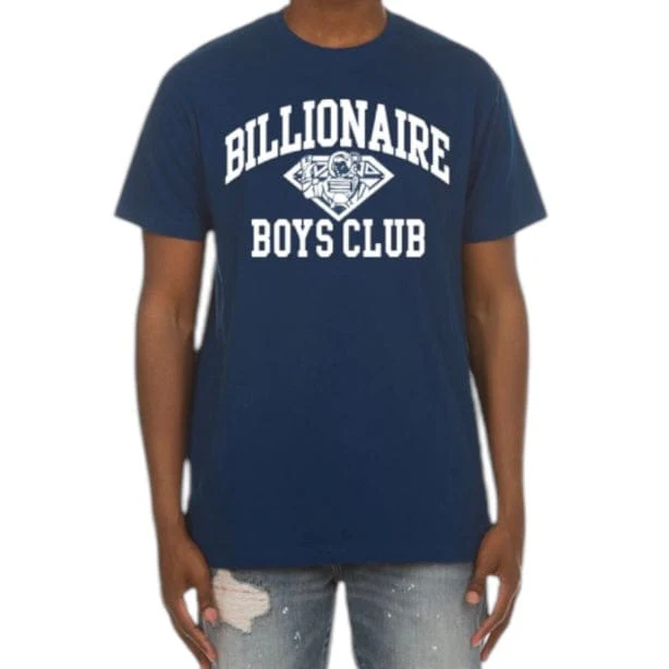 Billionaire Boys Club College SS Tee (Navy Peony) 851-2207
