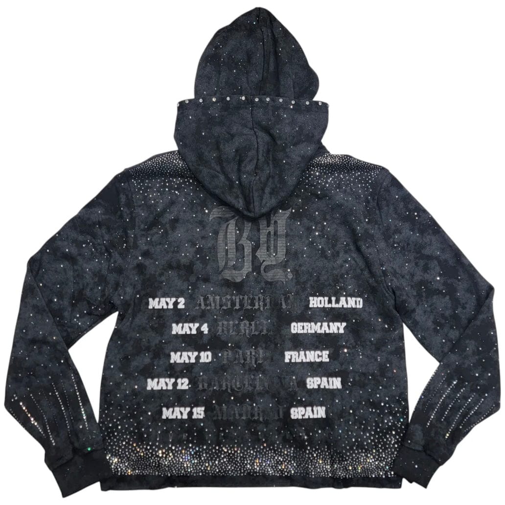 BKYS Crew Cropped Hoodie (Black) H1407 - Image 3