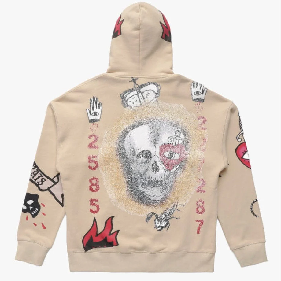 Blue Carats The Grunge Hoodie (Cream) 211-9301 - Image 2