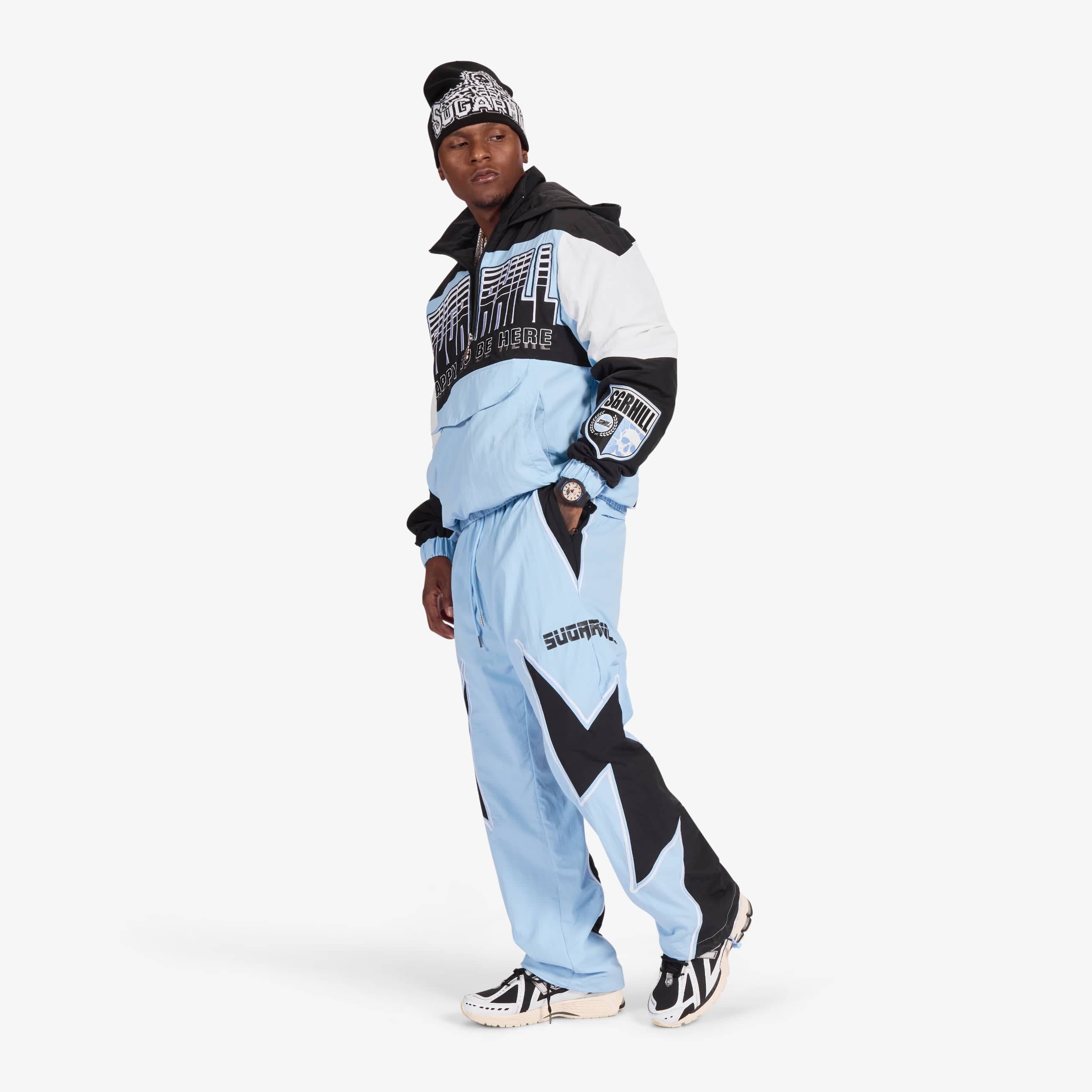 Bolt" Windbreaker Pants (baby blue) - Image 7